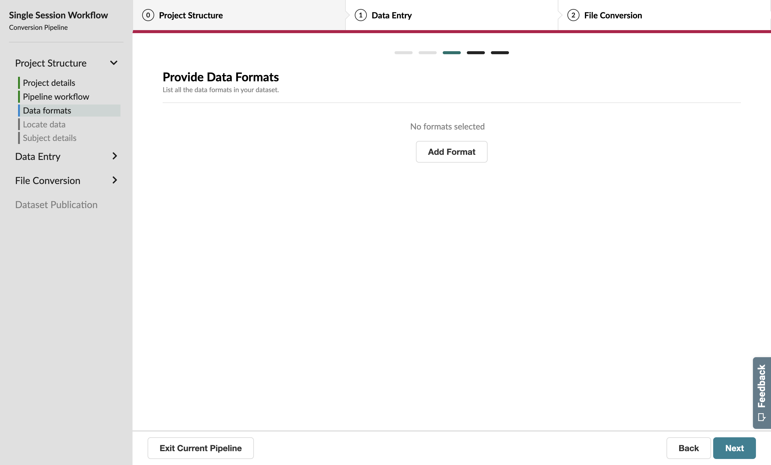 Date Formats page