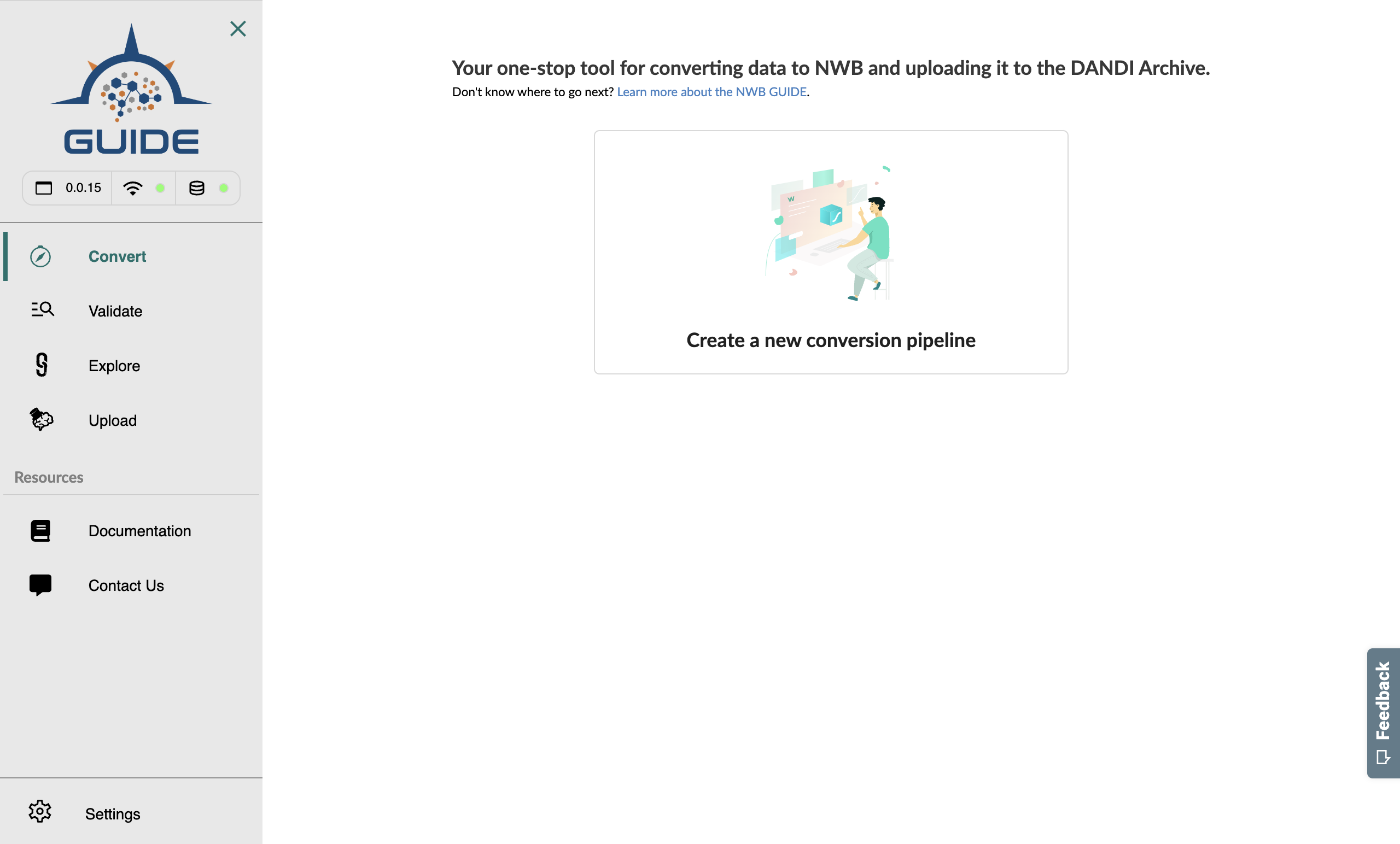 Home page