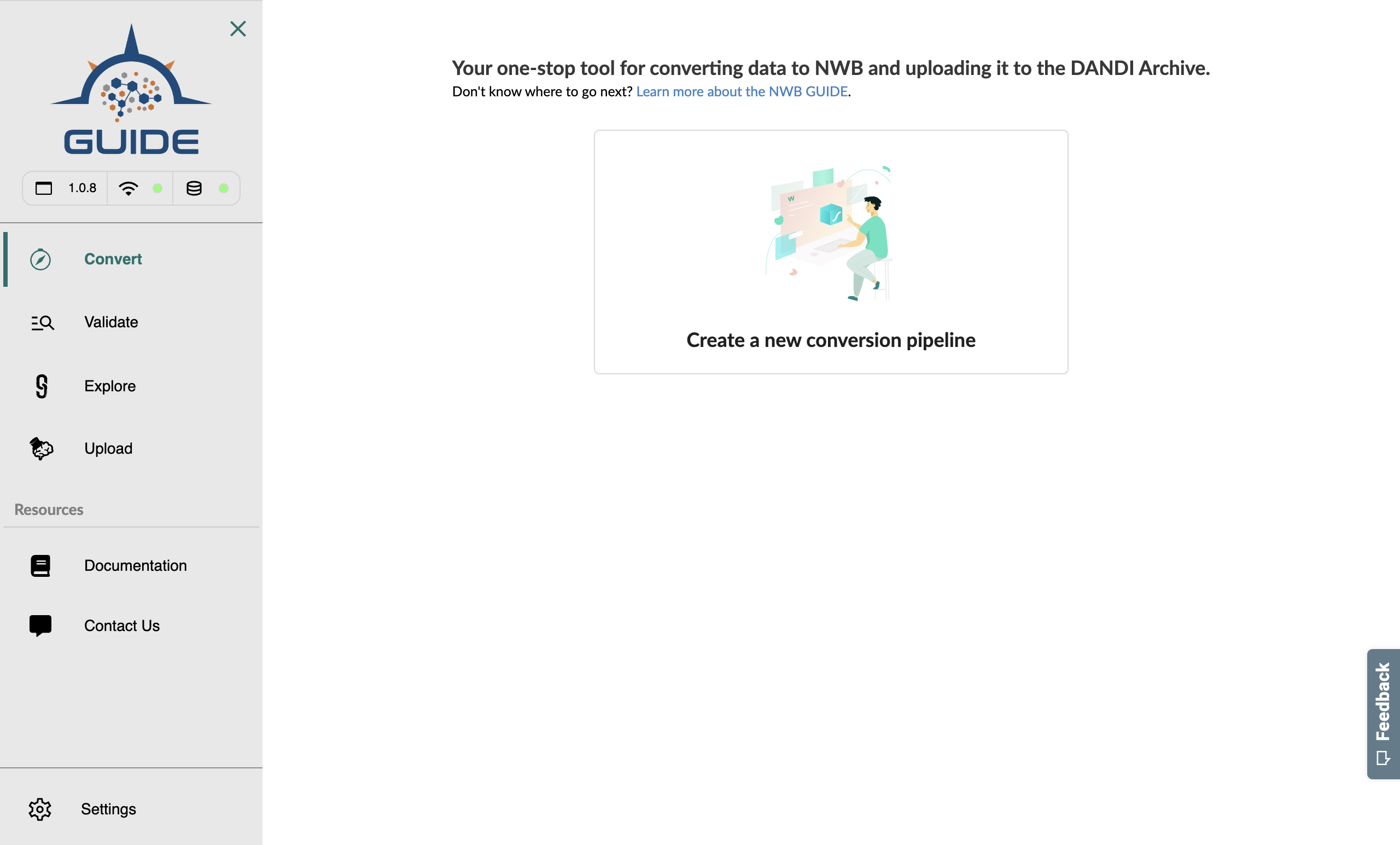 Home page